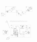 PistonRingsConnecting Rod Crankcase Cover Diagram and Parts List for 613477-1202-E1  Briggs and Stratton Engine